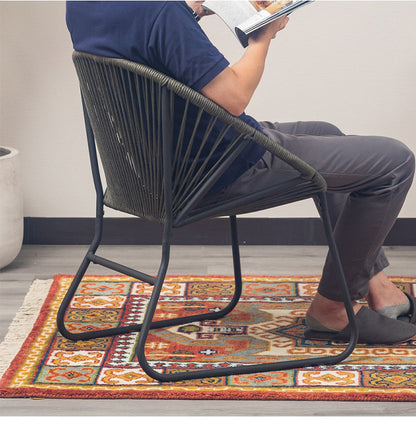 ロープチェア 1P リビングチェア ダイニングチェア デザイン 食卓イス ダイニング椅子 おしゃれ インテリア リビング ダイニング カフェ 椅子 いす イス 北欧(代引不可)