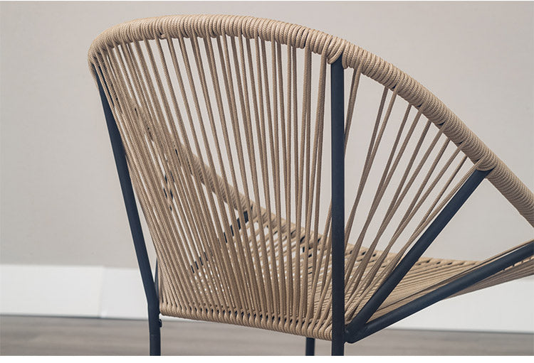 ロープチェア 1P リビングチェア ダイニングチェア デザイン 食卓イス ダイニング椅子 おしゃれ インテリア リビング ダイニング カフェ 椅子 いす イス 北欧(代引不可)