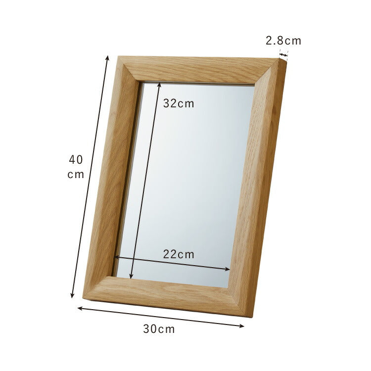 ミラー 30×40cm 壁立て掛け式 長方形 かわいい 姿見 軽い 吊り下げ ウォールミラー 北欧 シンプル ドレッサー 鏡 リビング ダイニング 洗面所 玄関 モダン 姿見 軽い 軽量(代引不可)