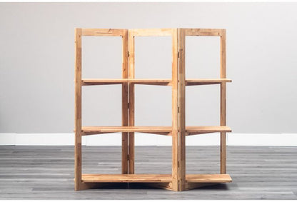 3×3ジグザグシェルフ NATURAL SIGNATURE 4856 オープンラック ディスプレイラック 本棚 シェルフ 間仕切り デスクラック 見せる収納 おしゃれ ラック リビング(代引不可)