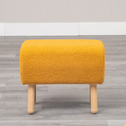 スツール MU NATURAL SIGNATURE 1113 ナチュラル イス チェア かわいい おしゃれ カラフル コンパクト 木材 天然木脚 クッション リビング オットマン ダイニング 玄関(代引不可)