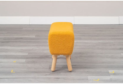 スツール MU NATURAL SIGNATURE 1113 ナチュラル イス チェア かわいい おしゃれ カラフル コンパクト 木材 天然木脚 クッション リビング オットマン ダイニング 玄関(代引不可)