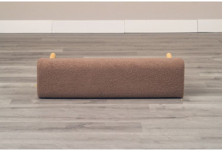 ベンチ グレージュ NATURAL SIGNATURE 1114 ダイニングベンチ ナチュラル イス チェア かわいい おしゃれ カラフル コンパクト 木材 天然木脚 クッション リビング オットマン ダイニング 玄関(代引不可)