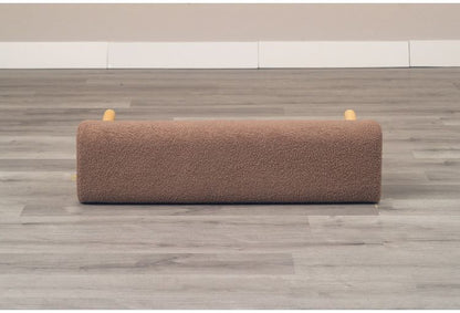 ベンチ グレージュ NATURAL SIGNATURE 1114 ダイニングベンチ ナチュラル イス チェア かわいい おしゃれ カラフル コンパクト 木材 天然木脚 クッション リビング オットマン ダイニング 玄関(代引不可)