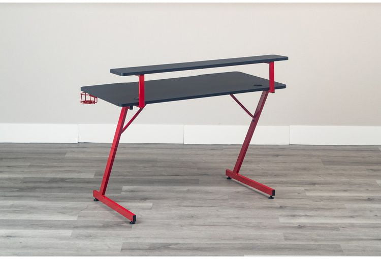 ゲーミングデスク フェレス RE/BK インテリア デスク パソコンデスク 机 テレワーク 書斎デスク 学習机 PCデスク 勉強机 学習デスク オフィスデスク(代引不可)