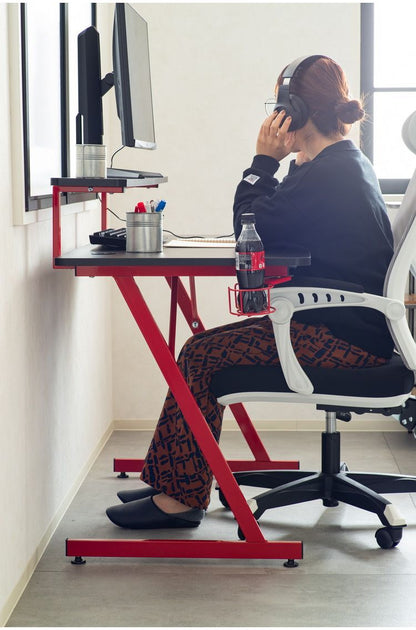 ゲーミングデスク フェレス RE/BK インテリア デスク パソコンデスク 机 テレワーク 書斎デスク 学習机 PCデスク 勉強机 学習デスク オフィスデスク(代引不可)