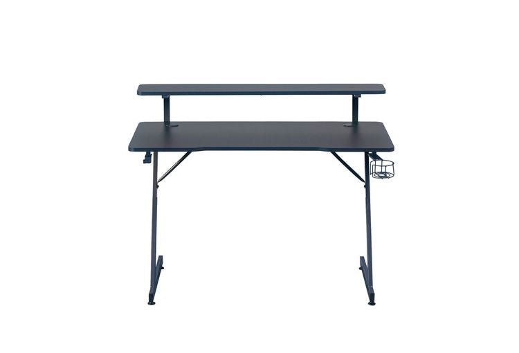 ゲーミングデスク フェレス BK/BK インテリア デスク パソコンデスク 机 テレワーク 書斎デスク 学習机 PCデスク 勉強机 学習デスク オフィスデスク(代引不可)