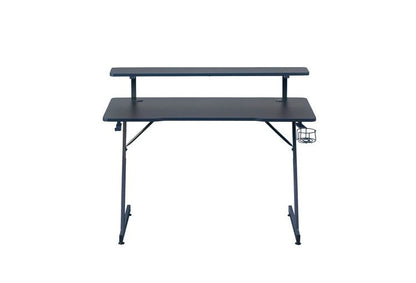 ゲーミングデスク フェレス BK/BK インテリア デスク パソコンデスク 机 テレワーク 書斎デスク 学習机 PCデスク 勉強机 学習デスク オフィスデスク(代引不可)