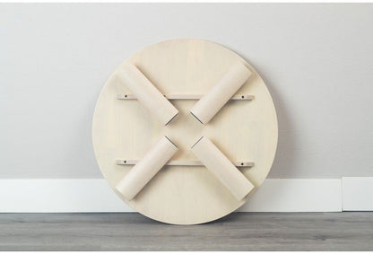 80円形折脚テーブル バーグII WH 折りたたみセンターテーブル折りたたみテーブル ローテーブル 折りたたみ テーブル 折りたたみデスク デスク センターテーブル リビングテーブル 折り畳み 折畳み(代引不可)