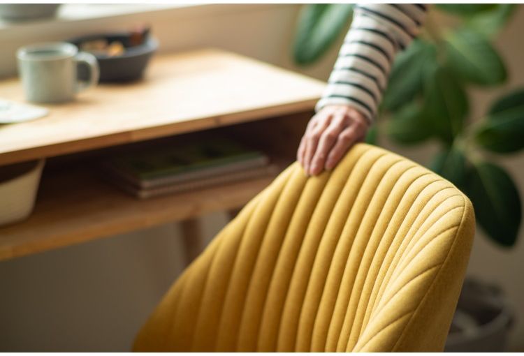 ガス圧チェアー シェル YE デスクチェア おしゃれ 昇降式 ソフトレザー オフィスチェア イス PCチェア 学習チェア ワークチェア 事務椅子 いす 椅子 チェア チェアー(代引不可)