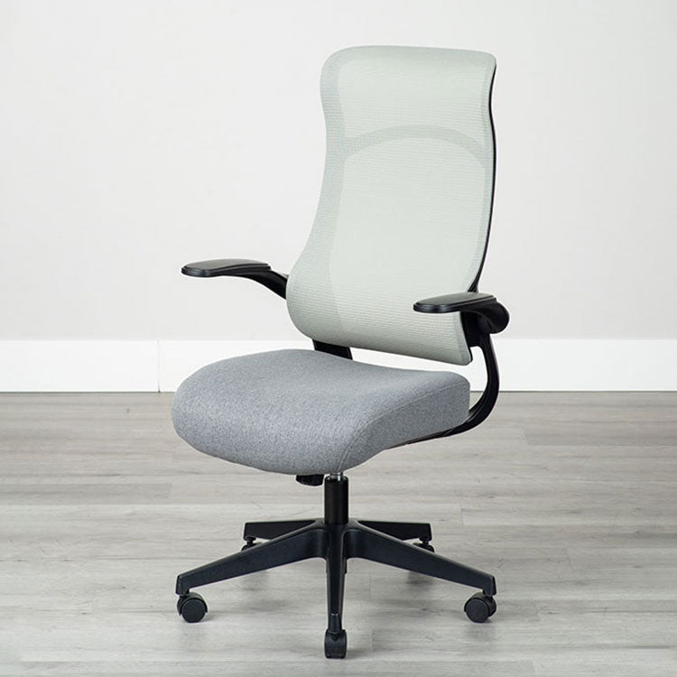 ガス圧チェアー フェイト GY デスクチェア おしゃれ 昇降式 ソフトレザー オフィスチェア イス PCチェア 学習チェア ワークチェア 事務椅子 いす 椅子 チェア チェアー(代引不可)