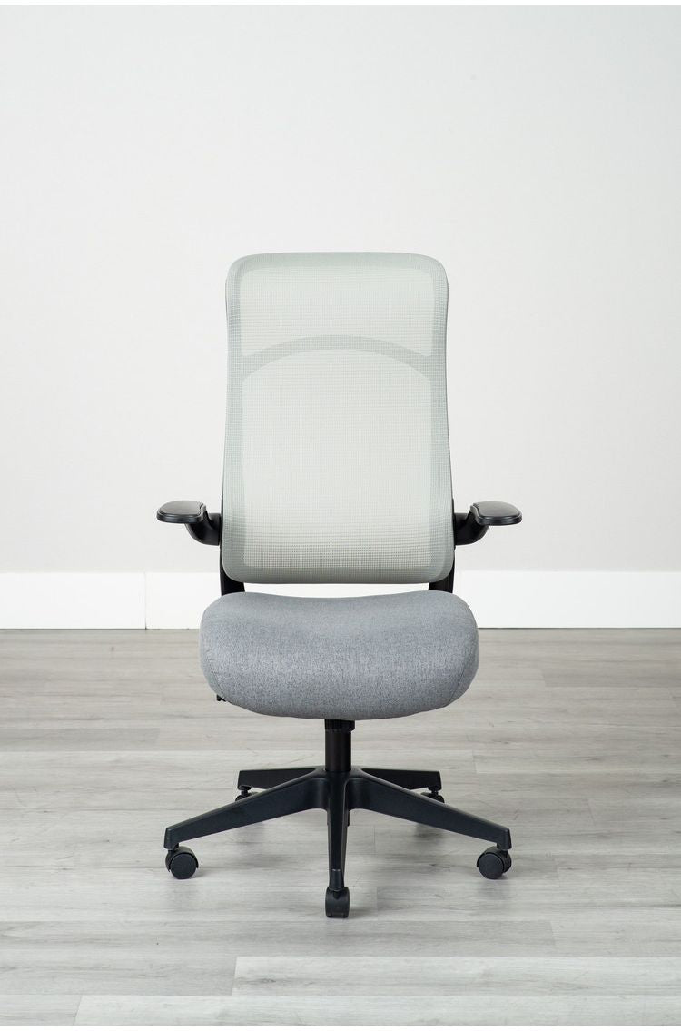 ガス圧チェアー フェイト GY デスクチェア おしゃれ 昇降式 ソフトレザー オフィスチェア イス PCチェア 学習チェア ワークチェア 事務椅子 いす 椅子 チェア チェアー(代引不可)