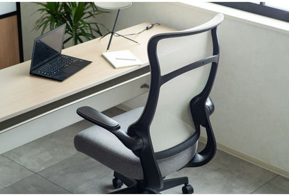 ガス圧チェアー フェイト GY デスクチェア おしゃれ 昇降式 ソフトレザー オフィスチェア イス PCチェア 学習チェア ワークチェア 事務椅子 いす 椅子 チェア チェアー(代引不可)