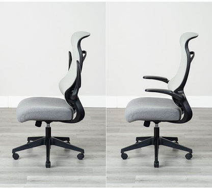 ガス圧チェアー フェイト GY デスクチェア おしゃれ 昇降式 ソフトレザー オフィスチェア イス PCチェア 学習チェア ワークチェア 事務椅子 いす 椅子 チェア チェアー(代引不可)