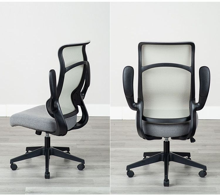 ガス圧チェアー フェイト GY デスクチェア おしゃれ 昇降式 ソフトレザー オフィスチェア イス PCチェア 学習チェア ワークチェア 事務椅子 いす 椅子 チェア チェアー(代引不可)