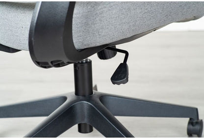 ガス圧チェアー フェイト GY デスクチェア おしゃれ 昇降式 ソフトレザー オフィスチェア イス PCチェア 学習チェア ワークチェア 事務椅子 いす 椅子 チェア チェアー(代引不可)