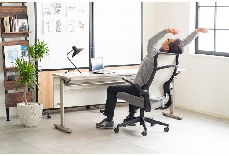 ガス圧チェアー フェイト GY デスクチェア おしゃれ 昇降式 ソフトレザー オフィスチェア イス PCチェア 学習チェア ワークチェア 事務椅子 いす 椅子 チェア チェアー(代引不可)