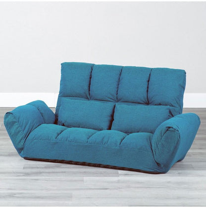 カウチソファー ファクトIV BL ソファ ソファー 2人掛け コンパクト リクライニング シンプル カウチソファ フロアソファ ローソファ 二人掛 一人掛け(代引不可)