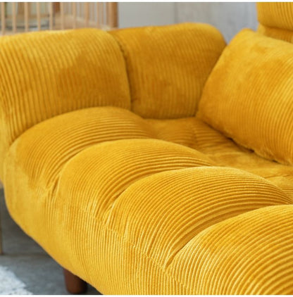 カウチソファー ファクトIVコーデュロイ マスタード ソファ ソファー 2人掛け コンパクト リクライニング シンプル カウチソファ フロアソファ ローソファ 二人掛 一人掛け(代引不可)