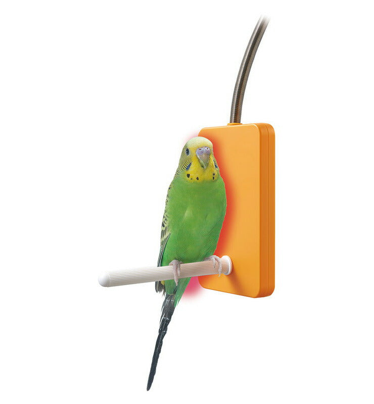 マルカン minimal LAND ほっととり暖 寄りそいヒーター とまり木付き 鳥用ヒーター 鳥用品 小鳥 止まり木 暖房 寒さ対策