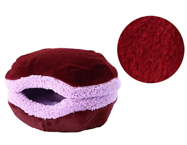 ペッツルート ニャンともマカロン2020 カシス マカロン 猫 ねこ 犬 いぬ ベッド ペットベッド クッション 洗える 洗濯可 ハウス ソファ ふかふか 小型犬 ペット用品