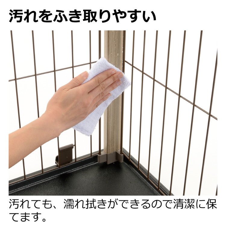リッチェル サークル ケージ 110x60cm 高さ55cm 小型犬用 アルミフレームペットサークル 110-60 ゲージ ペットサークル スライドドア キズが付きにくい 犬 いぬ ペット用 Richell