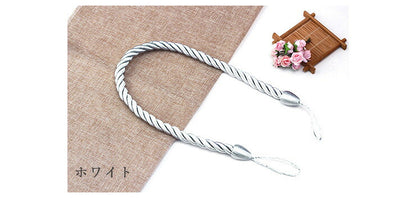 おしゃれな装飾カーテンタッセル ロープタッセル 2本セット 約70cm ロープタイプ カーテン止め カーテン留め カーテンホルダー(代引不可)