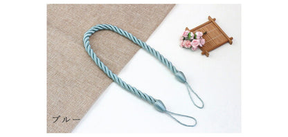 おしゃれな装飾カーテンタッセル ロープタッセル 2本セット 約70cm ロープタイプ カーテン止め カーテン留め カーテンホルダー(代引不可)