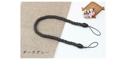 おしゃれな装飾カーテンタッセル ロープタッセル 2本セット 約70cm ロープタイプ カーテン止め カーテン留め カーテンホルダー(代引不可)