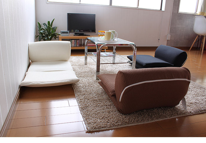 ごろ寝座椅子 座椅子 肘 チェア チェアー いす イス 椅子 リビング パーソナルチェア TV 読書 5段階リクライニング 高座椅子(代引不可)