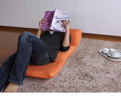 ごろ寝座椅子 座椅子 肘 チェア チェアー いす イス 椅子 リビング パーソナルチェア TV 読書 5段階リクライニング 高座椅子(代引不可)