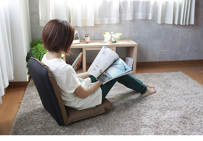 フラット座椅子 5段階 レザー 座椅子 肘 チェア チェアー いす イス 椅子 リビング パーソナルチェア コンパクト シンプル コンパクト ローデスク 読書 TV 持ち運び(代引不可)