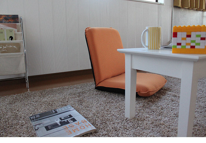 フラット座椅子 5段階 ワッフル 座椅子 肘 チェア チェアー いす イス 椅子 リビング パーソナルチェア コンパクト シンプル コンパクト ローデスク 読書 TV 持ち運び(代引不可)