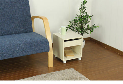 サイドテーブル テーブル デスク 机 リビングテーブル サイドテーブル ナイトテーブル ソファーテーブル ベッドテーブル ミニテーブル ソファテーブル 万能サイドテーブル 引出し キャスター付き(代引不可)