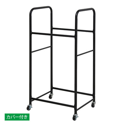 タイヤラック カバー付 収納 収納家具 ラック 収納棚 棚 タイヤラック カバー キャスター付き タイヤ収納ラック タイヤ4本 コンパクト ゴム入カバー(代引不可)