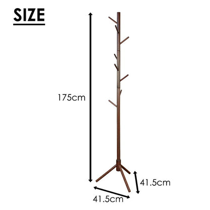 ポールハンガー 衣類収納 フックタイプ コートツリー ハンガーラック おしゃれ 北欧 天然木 ハンガー 衣類 小物 洋服掛け 木製 洋服ラック ラック 収納 リビング収納 コート 洋服ハンガーラック(代引不可)