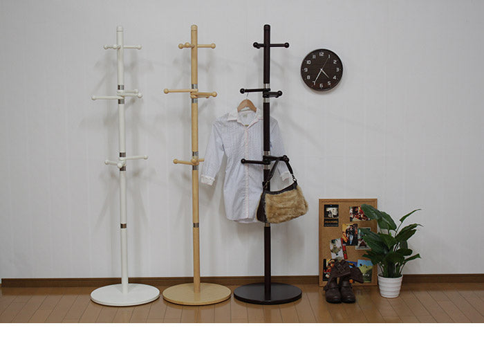 エレガントポールハンガー 収納 収納家具 リビング収納 本棚 ラック ハンガーラック コートハンガー ハンガー掛け 衣類収納 ポールハンガー スリムハンガーラック ハンガースタンド スタンド(代引不可)