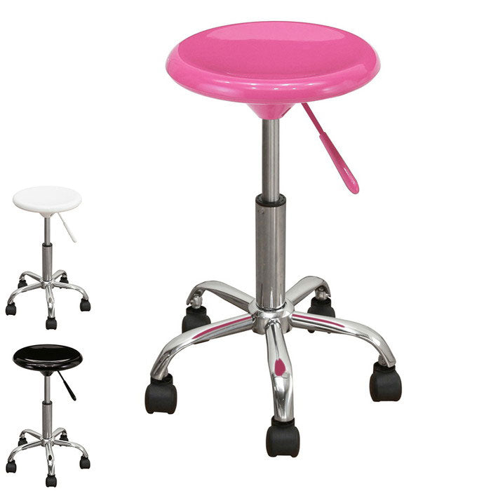 ガス圧チェアー 丸椅子 カウンターチェアー バーチェアー 回転チェアー キャスター付き キッチン スツール ワーキングチェア 椅子 いす イス チェア チェアー 腰掛け キャスター付きチェア(代引不可)