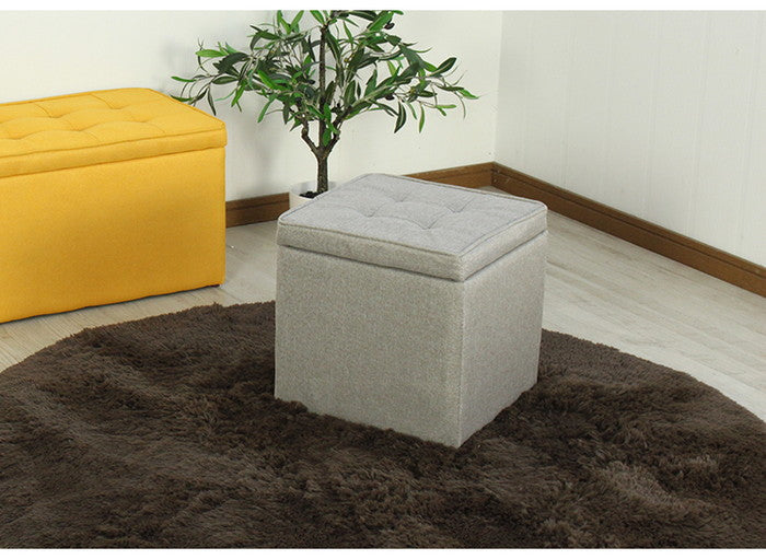 収納スツール シングル スツール 収納 ファブリック シンプル ナチュラル オットマン 収納スツール チェア イス いす 椅子 おもちゃ箱 ふた付き ローソファ ボックススツール 収納付き(代引不可)
