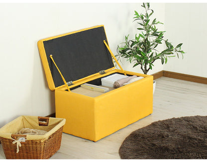 収納スツール ワイド スツール 収納 ファブリック シンプル ナチュラル オットマン 収納スツール ベンチ チェア イス いす 椅子 おもちゃ箱 ふた付き ローソファ ボックススツール 収納付き(代引不可)