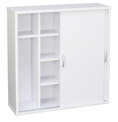 引き戸式トイレ収納庫 収納 収納家具 リビング収納 ラック 収納棚 棚 トイレ収納 トイレットペーパー収納 トイレラック トイレットペーパー ストッカー 小物置き シンプル 掃除用具収納 小物収納(代引不可)