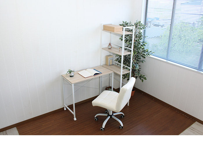 スチールウッドラック 収納 収納家具 リビング収納 本棚 ラック シェルフ ディスプレイラック 収納棚 キッチン収納 オープンラック ウッドラック 木目調 ナチュラル インテリア(代引不可)