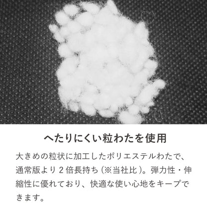 ヌードクッション 50×50 2個セット 高耐久 長持ち 日本製 洗える ふかふか 肉厚 中身 中材 国産 洗えるクッション ウォッシャブル 清潔 セット