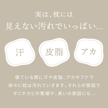 低反発枕 日本製 国産 高衛生まくら ダニキャッチ 家庭で洗える ウォッシャブル アレルギーでお悩み 小さなお子様 ホコリがでにくい 匂いがすくない 乾きやすい 快眠 寝心地 肩こり改善