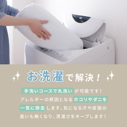 低反発枕 日本製 国産 高衛生まくら ダニキャッチ 家庭で洗える ウォッシャブル アレルギーでお悩み 小さなお子様 ホコリがでにくい 匂いがすくない 乾きやすい 快眠 寝心地 肩こり改善