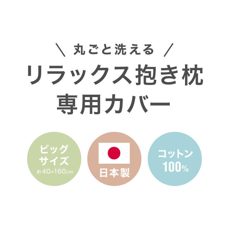 抱き枕専用カバー 大きめ 洗濯 洗える 日本製 TEIJIN コットン かわいい リラックス 抱きまくら 抱枕 抱き枕カバー 専用カバー ピロケース ピローケース 帝人 テイジン カバー【メール便配送】