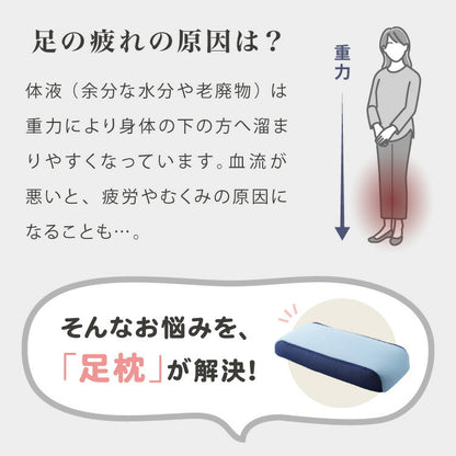 おつかれ足枕 パイプ 洗える 高さ調節 足用 足用枕 まくら 足 脚 あしまくら 健康 リラックス フットピロー パイプ パイプ枕 足置き脚枕 脚まくら 腰痛 反り腰 クッション フットレスト 癒し 介護