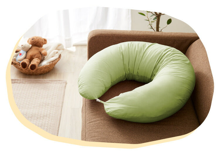 【カバー単品】日本製 妊婦さんのための洗える授乳クッションカバー 抱き枕 マルチクッション 綿100％ サポート 三日月型 ベビー 赤ちゃん 妊婦 マタニティ だきまくら かわいい 可愛い おしゃれ(代引不可)【メール便配送】