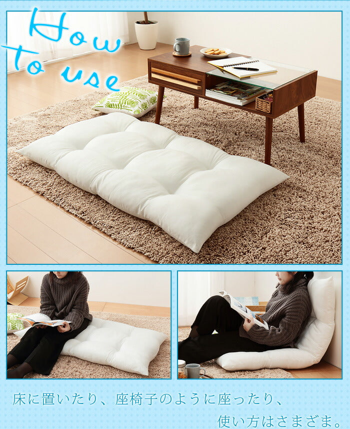 長座布団 日本製 68×120 2個組 テイジン製中綿使用 TEIJIN 帝人 ヌード 無地 おしゃれ 洗える ウォッシャブル 国産 座布団 クッション ごろ寝マット ヌードクッション お昼寝マット 敷布団 クッション中材