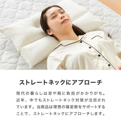 ストレートネック 枕 2個組 セット 日本製 まくら 肩こり首こり 高さ調整枕 洗える 丸洗い いびき対策 安眠枕 頸椎安定型 頸椎サポート 快眠枕 パイプ枕 頭痛 寝返り ギフト プレゼント マクラ 国産